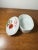 1990s Vintage Omc Japan Porcelain Trinket Box “To Mother With Love” Floral Gift For Sale - Image 5 of 8