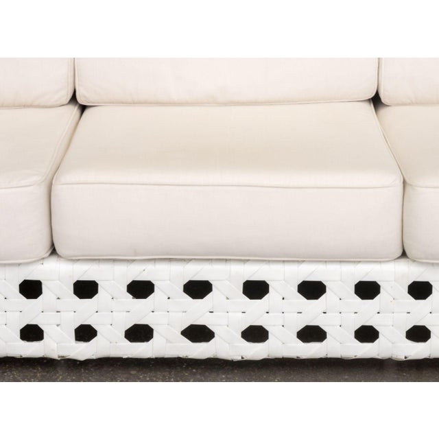 Contemporary Skyline Design Three-Seat Sofa For Sale - Image 3 of 9