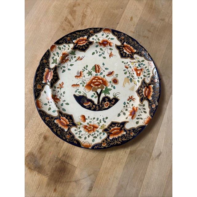 A Fine Pair of Antique Royal Crown Derby Plates, With Staple Repairs, Circa 1820's For Sale - Image 10 of 12