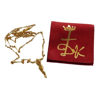 Christ of Saint John of the Cross Pendant in the style of Salvador Dali For Sale