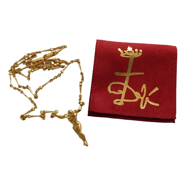 Christ of Saint John of the Cross Pendant in the style of Salvador Dali For Sale