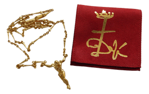 Christ of Saint John of the Cross Pendant in the style of Salvador Dali