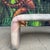1980s Waterfall Postmodern Bench Watercolor Fabric For Sale - Image 5 of 11