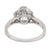 Art Deco Gia 2.14 Carat Old European Cut Diamond Platinum Engagement Ring, Size 5 For Sale In Los Angeles - Image 6 of 6