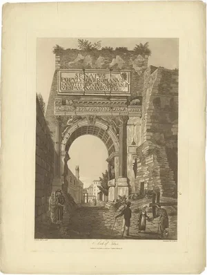 Abbot, The Arch of Titus, 1820, Paper