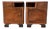 Antique Art Deco Italian Bedside Tables, 1930s, Set of 2 For Sale