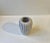 Mid-Century Modern Danish Modern White Glaze Ceramic Vase from Eslau, 1960s For Sale - Image 3 of 7