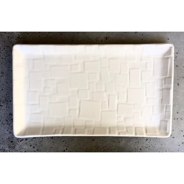 Jonathan Adler White Rectangular Tray Chairish