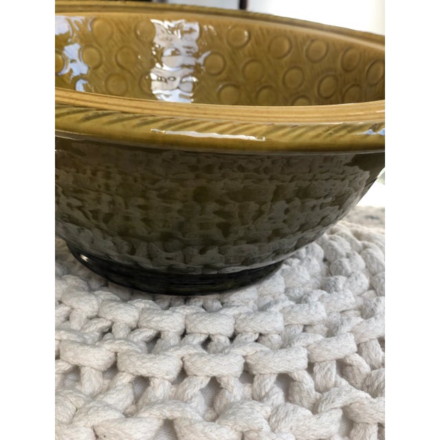 Mid-Century Italian Glazed Terra-Cotta Bowl in the Style of Bitossi For Sale - Image 10 of 12