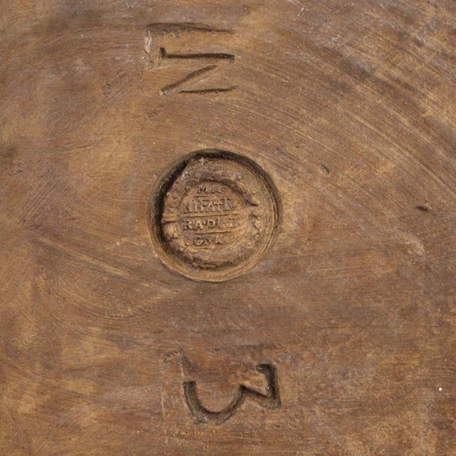 20th Century Bas-Relief Terracotta in Terra Di Signa, 1950s For Sale - Image 12 of 15