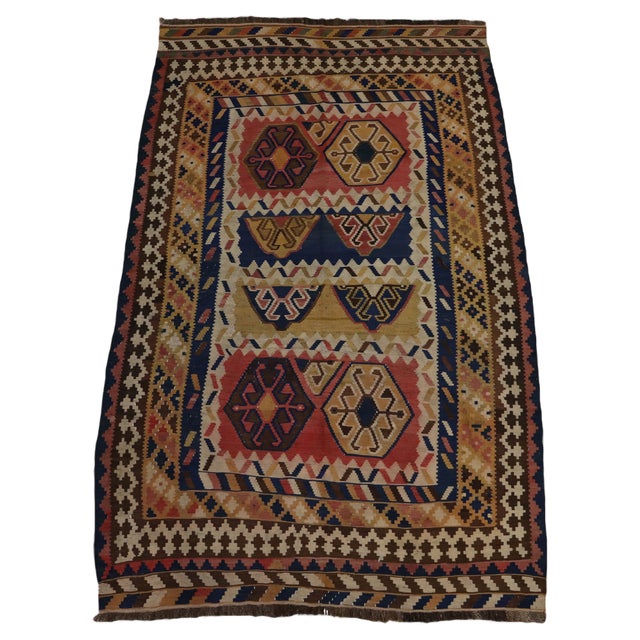 Antique Rug in Wool, 1920s For Sale