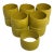 Vintage Yellow Melamine Napkin Rings - Set of 11 For Sale