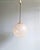 Metal Space Age Glass Pendant Light, 1970s For Sale - Image 7 of 14