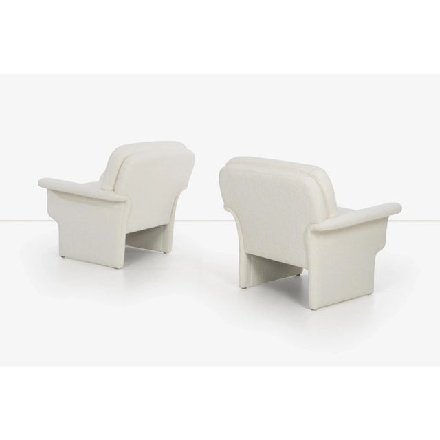 1990s Vladimir Attributed Lounge Chairs and Ottomans - 2 Sets For Sale - Image 5 of 13