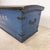 Blue Antique Blue Painted Wooden Chest Dated 1871 For Sale - Image 8 of 16