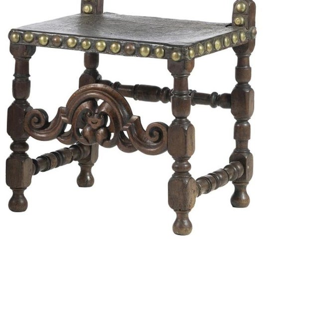 17th Century Portuguese Walnut Chairs, Set of 2 For Sale - Image 5 of 6