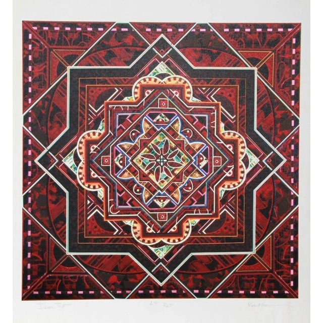 Robert Kerns Serigraph - Iznik Tile For Sale