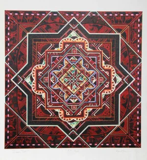 Robert Kerns Serigraph - Iznik Tile