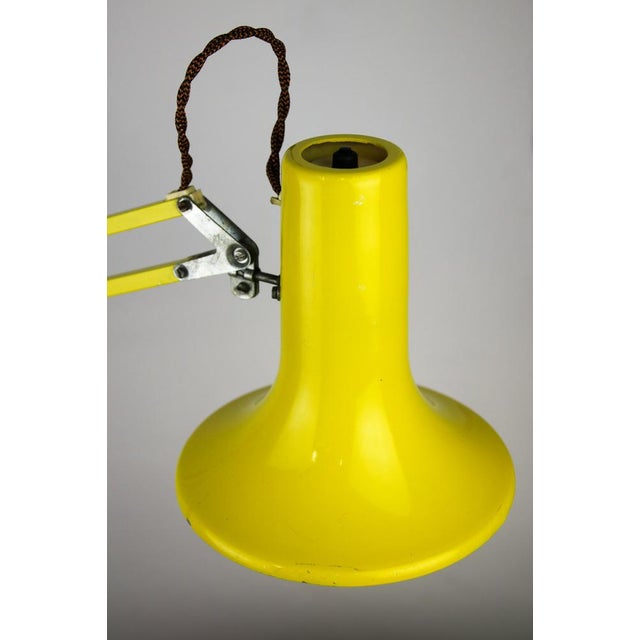 Yellow Adjustable Achitect Table Lamp by Sijaj, 1970s For Sale - Image 6 of 16