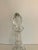 Waterford Crystal Exquisite Cut Crystal Decanter With Frosted Leaf Design For Sale - Image 4 of 5