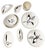 1950s Mid-Century Modern "Contempora" Dinner Service Metlox Poppy Trail - 84 Pieces For Sale - Image 4 of 16