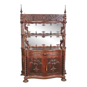 Rosewood American Victorian Etagere Attributed to Alexander Roux C1860s