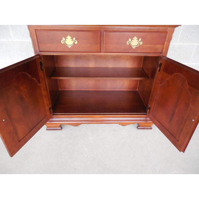 Stanley Furniture American Craftsman Collection Cherry Rolling Server