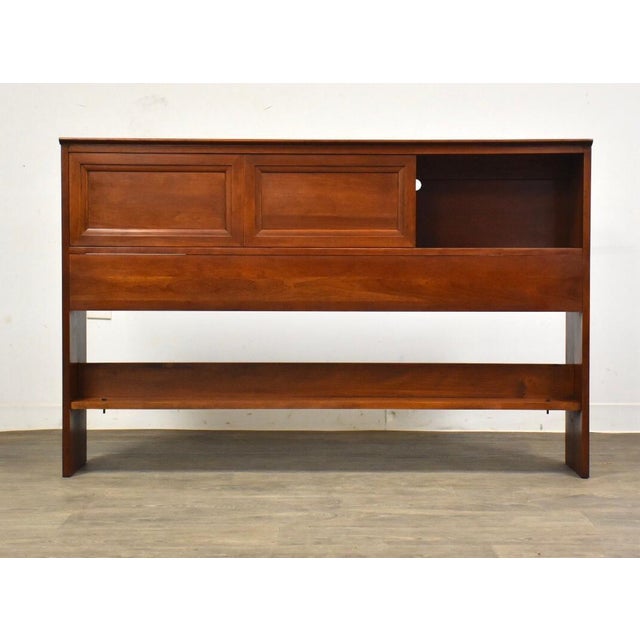Solid Cherry Willett Full Headboard Bookcase Chairish