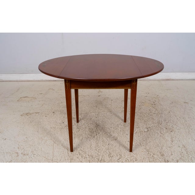 2000 - 2009 Hitchcock Stenciled Maple Table + 4 Chairs For Sale - Image 5 of 18