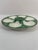 Antique 1920s French Longchamp Majolica Green and White Oyster Plate For Sale - Image 6 of 14