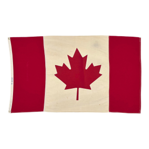 Vintage Cotton Flag of Canada