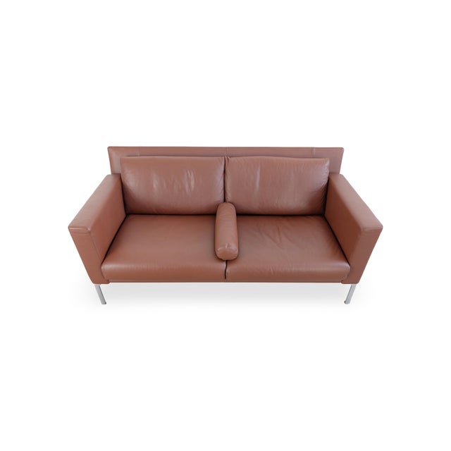 We are offering one of only two beautiful Walter Knoll design sofas for sale. This model, known as Jason, is available...