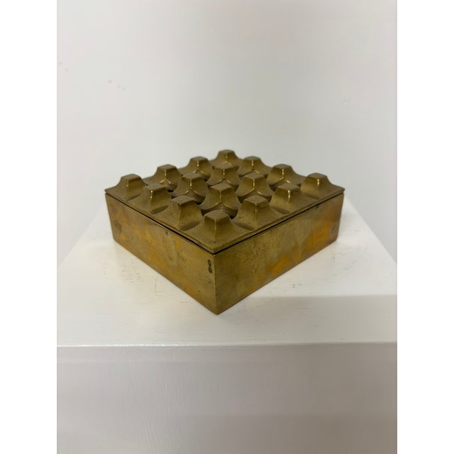 Swedish Ultima Brass Ashtray from Bo Ljungberg & Holger Bäckström, 1960s For Sale - Image 6 of 8