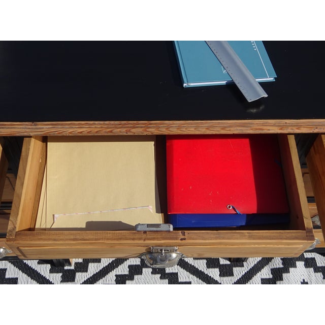 Vintage Desk in Pine, 1940s For Sale - Image 11 of 18