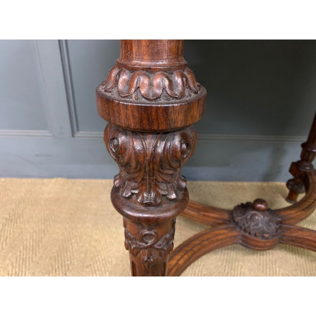 Brown Aglo-Indian Rosewood Chess Top Table, 1875 For Sale - Image 8 of 17