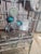 Mid-Century Modern Vintage Wrought Iron Gothic Victorian Bird House Large For Sale - Image 3 of 7