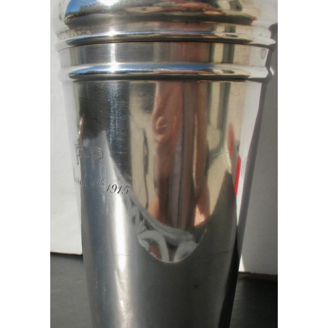 Art Deco Tiffany Cocktail Shaker Circa 1915 For Sale - Image 3 of 10