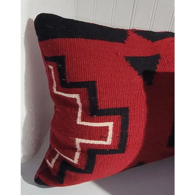 Early 20th Century Hand Woven Weaving Pillows -Pair For Sale - Image 4 of 5