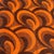 1970s Dutch Pure Wool Throw Blanket in Orange and Brown Swirl from Aabe, 1970s For Sale - Image 5 of 12