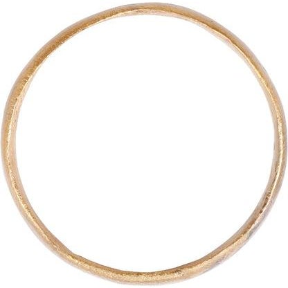 Traditional 15th Century and Earlier Viking Wedding Ring, Size 10.75 For Sale - Image 3 of 6