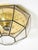 Vintage Glass Ceiling Lamp in Octagon Shape from Limburg, 1970s For Sale - Image 13 of 18