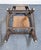 Vintage Antique Solid Oak Rustic Gothic Jacobean Tudor Style Dining Side Chair For Sale - Image 4 of 4