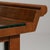 Mid-Century Modern 1930-1939 France Rich Walnut Brown Glass-Front Walnut Bar Cart For Sale - Image 3 of 11