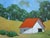 Contemporary Sonoma Farm Barn Lynne French 11x14 California Landscape Oil Painting For Sale - Image 3 of 5