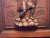 1950s Antique Architectural Panel Carved Wood Medieval Knight, 1950s For Sale - Image 5 of 10