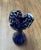 Vintage Flower Murano Glass Vase For Sale - Image 6 of 18