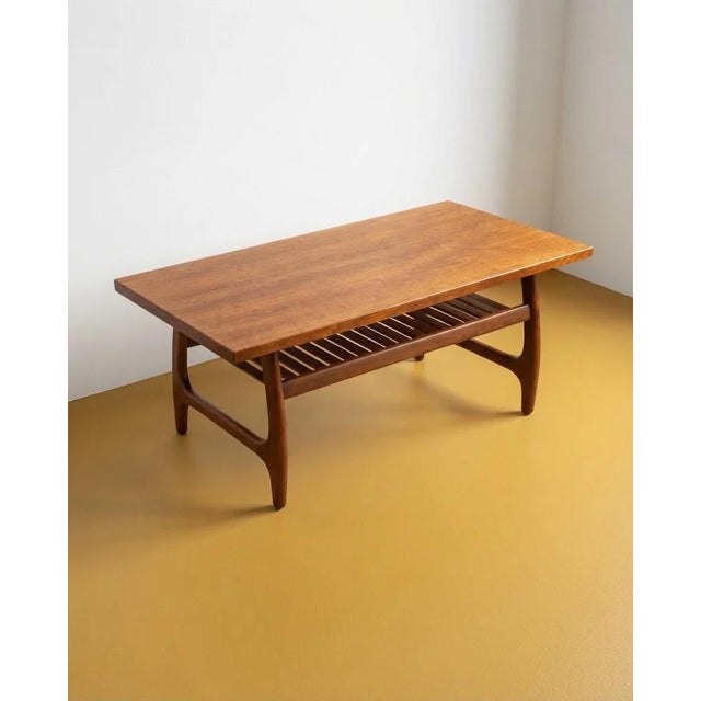 Mid-Century Modern Vintage Swedish Coffee Table, 1950s For Sale - Image 3 of 3