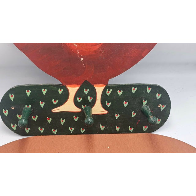Vintage Covent Garden Wooden Rooster Hanger, 1980s For Sale - Image 4 of 8