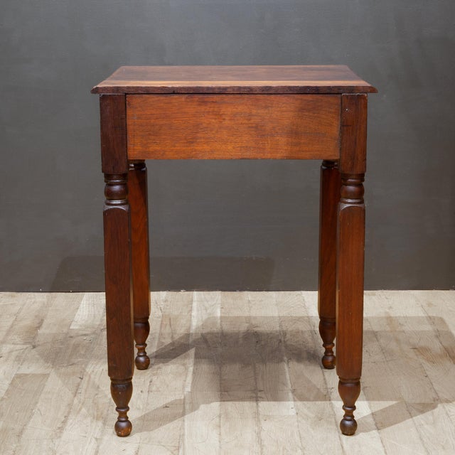 19th Century Antique Cherry Side Table c.1830 For Sale - Image 5 of 10