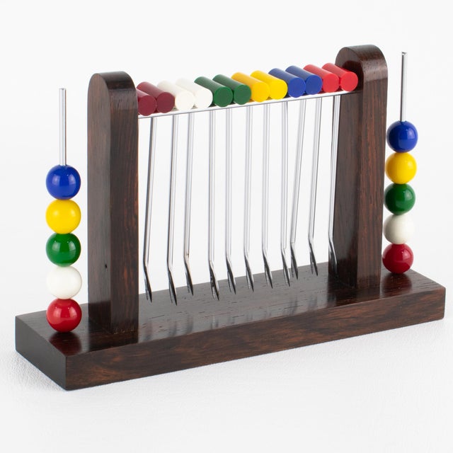 Art Deco French Art Deco Miniature Croquet Game Cocktail Picks, circa 1930 For Sale - Image 3 of 10